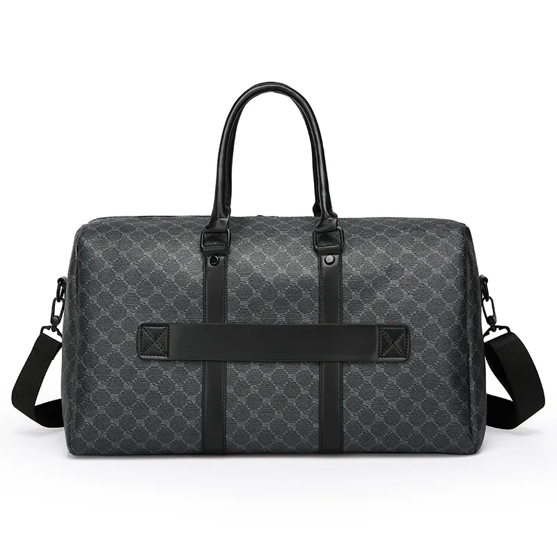 Sac de voyage noir pour homme, détail du compartiment