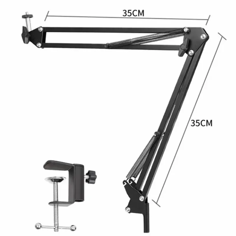 Trépied flexible à bras articulé pour smartphone, pliable, pour bureau, ordinateur portable, vidéo et diffusion en direct 7