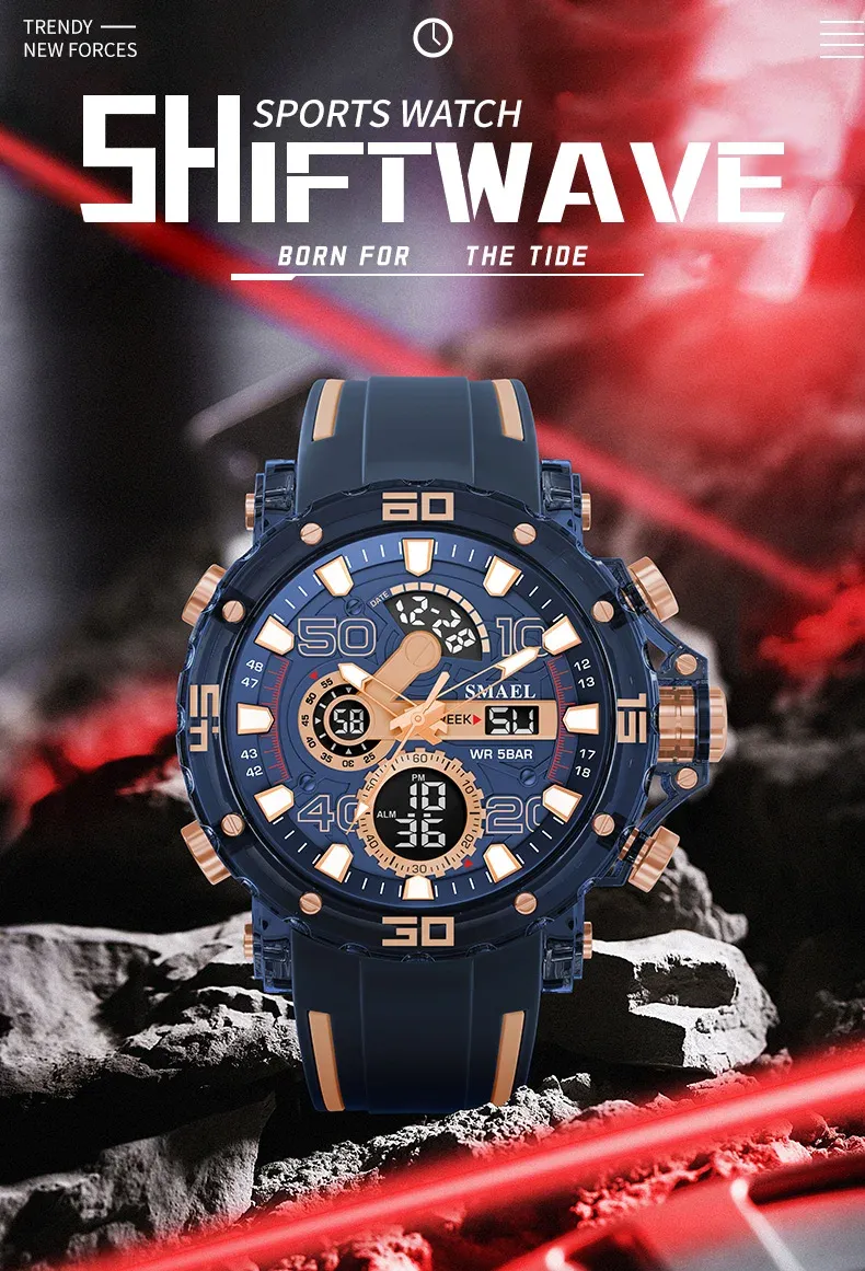 Montre militaire SMAEL, vue de face