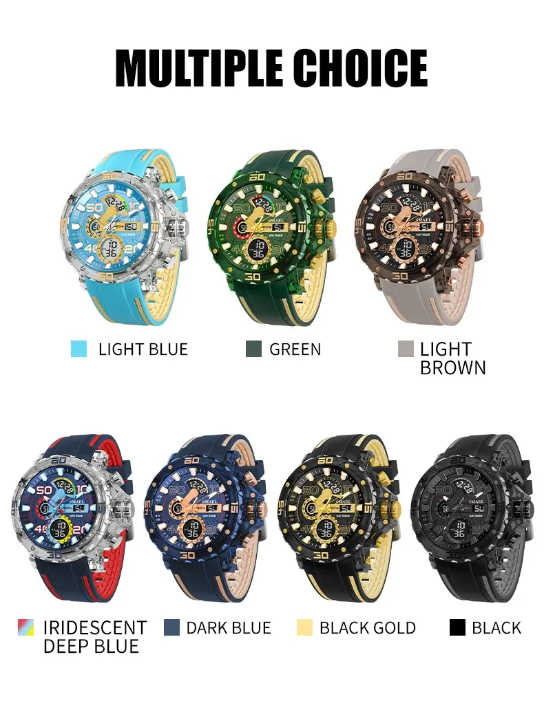 Montre militaire SMAEL, vue latérale
