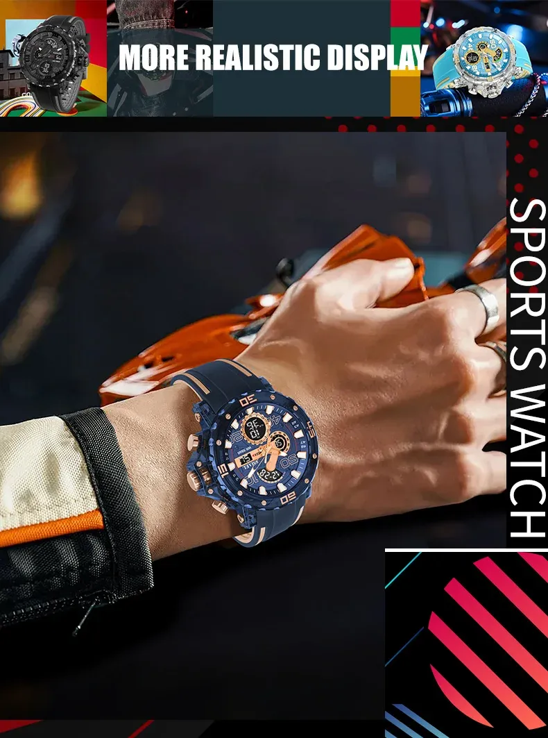 Montre militaire SMAEL, vue rapprochée