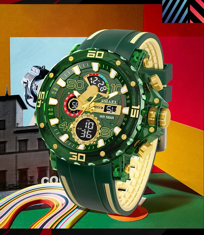Montre militaire SMAEL, cadran