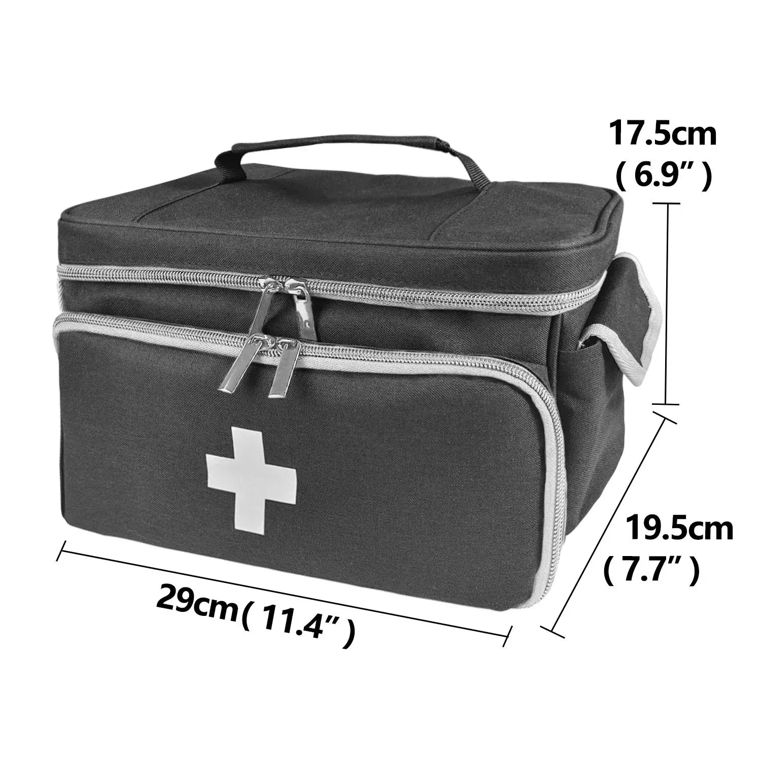Trousse de premiers secours de voyage, sac de transport médical à domicile, organisateur de rangement multifonctionnel, boîtes à médicaments en couches, armoire à pharmacie 6
