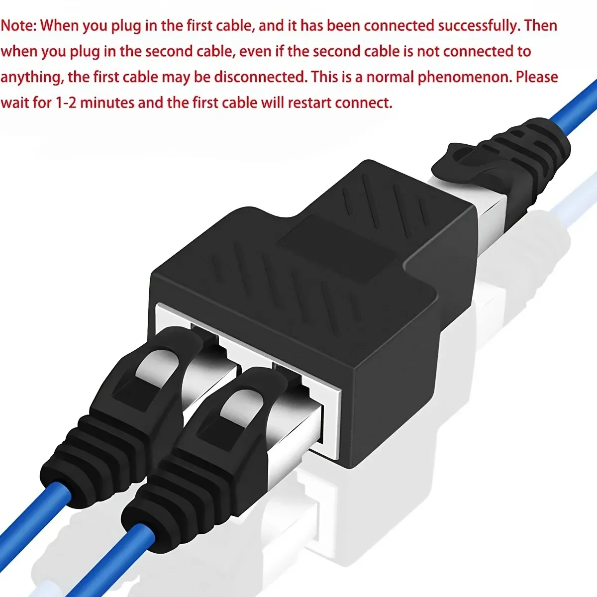 Adaptateur RJ45 en situation d'utilisation