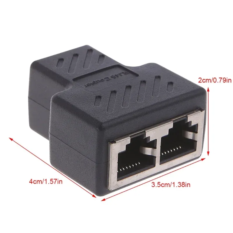 Adaptateur répartiteur RJ45 finition