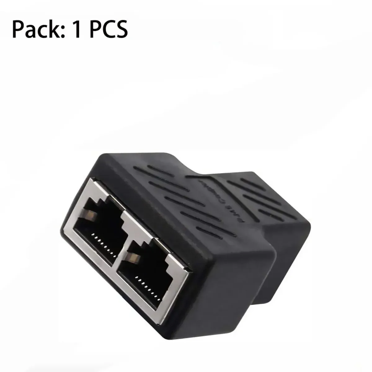 Adaptateur répartiteur RJ45, connecteur réseau USB 1 à 2 Aoiutrn, prise Ethernet double LAN, câble d'extension 8P8C pour Cat5, 5e, Cat6, 7 8