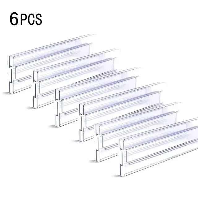 Séparateurs de tiroir pour garde-robe, lot de 1, 2, 4, 6 ou 8, organisateurs extensibles en plastique transparent pour tiroirs de cuisine 10