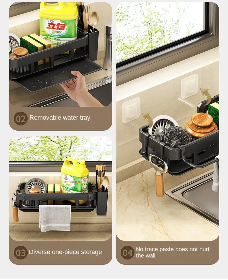 Support pour éponge de lavabo
