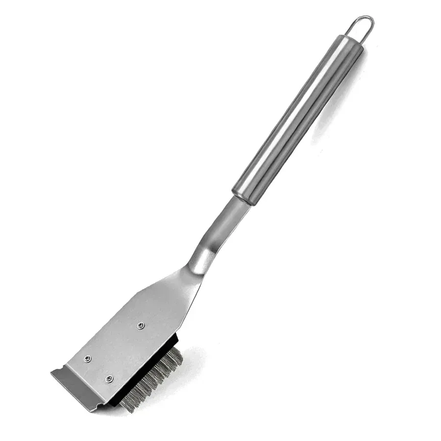 Brosse et grattoir pour gril en fil métallique, 16,5 pouces 7