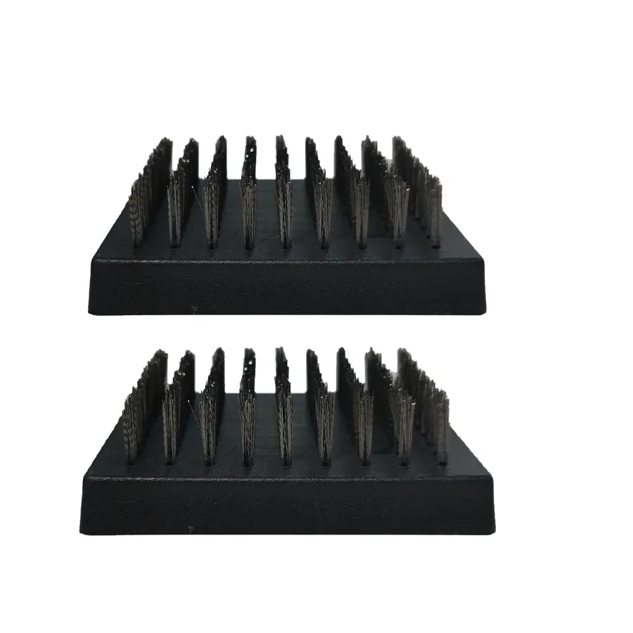 Brosse et grattoir pour gril en fil métallique, 16,5 pouces 10