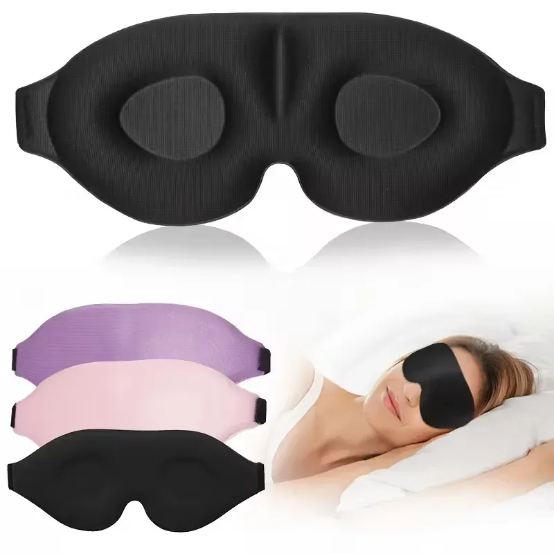 Masque de sommeil, mise en situation en voyage