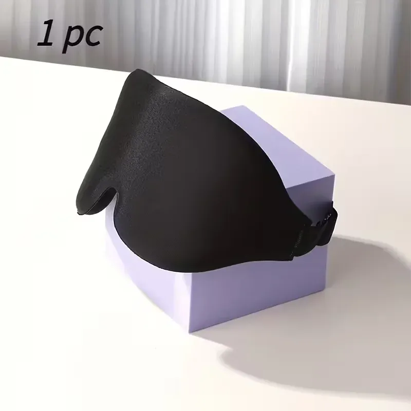 Masque de sommeil 3D doux et confortable, pour hommes et femmes, idéal en voyage et à la maison 7