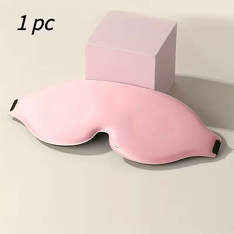 Masque de sommeil 3D doux et confortable, pour hommes et femmes, idéal en voyage et à la maison 9