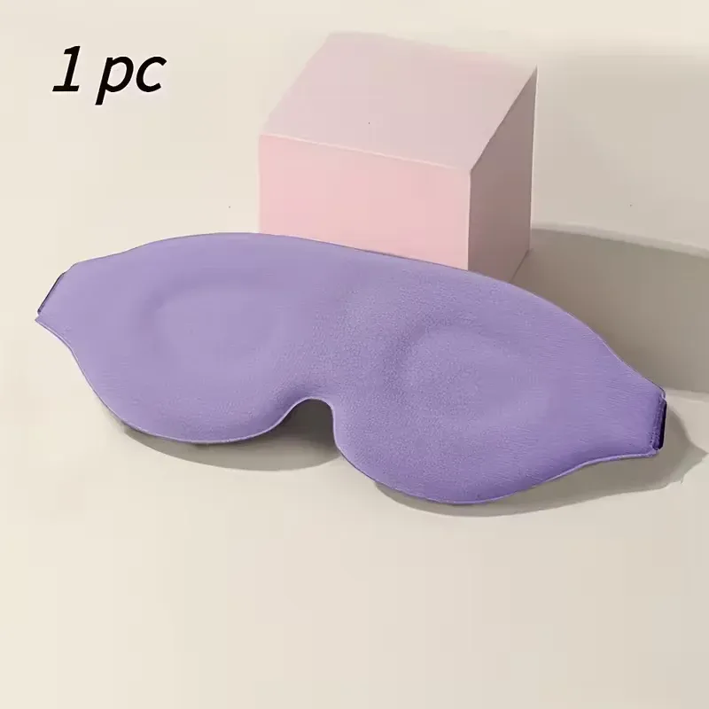 Masque de sommeil 3D doux et confortable, pour hommes et femmes, idéal en voyage et à la maison 10