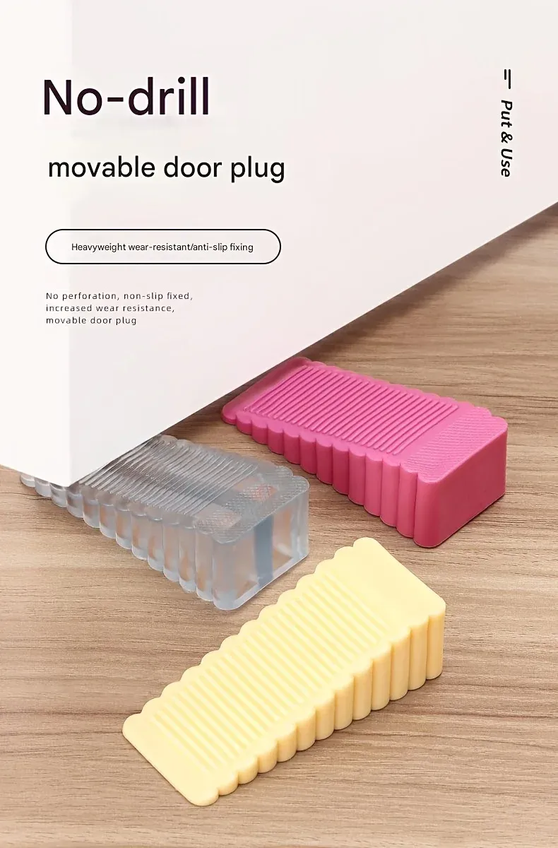 Butée de porte créative en plastique mat