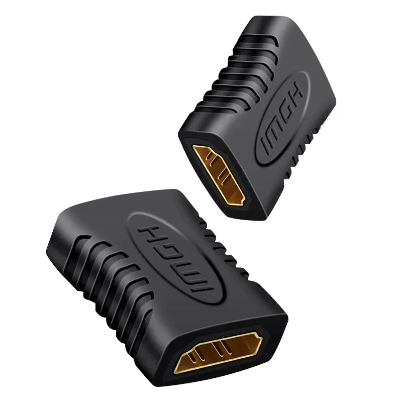 Rallonge HDMI 4K femelle à femelle, adaptateur de connexion audio-vidéo pour écran, moniteur, ordinateur portable, PS4/PS3, PC et téléviseur 6