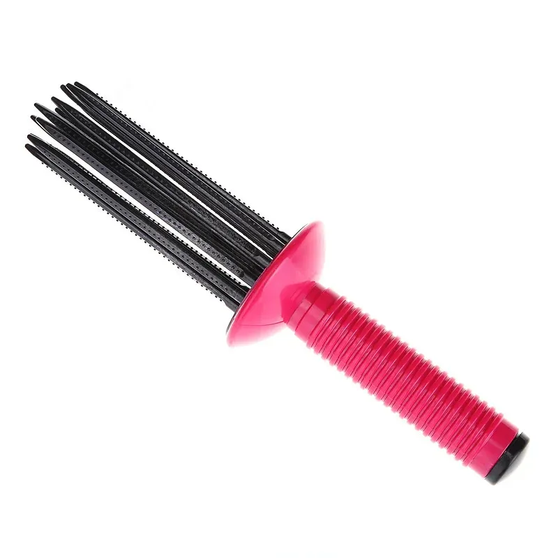Peigne à rouleaux pour boucles volumineuses, design antidérapant, outils de coiffure professionnels, lot de 1/2 pièces 9