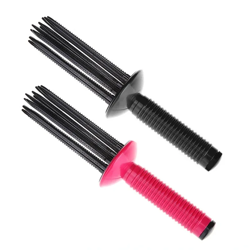 Peigne à rouleaux pour boucles volumineuses, design antidérapant, outils de coiffure professionnels, lot de 1/2 pièces 7