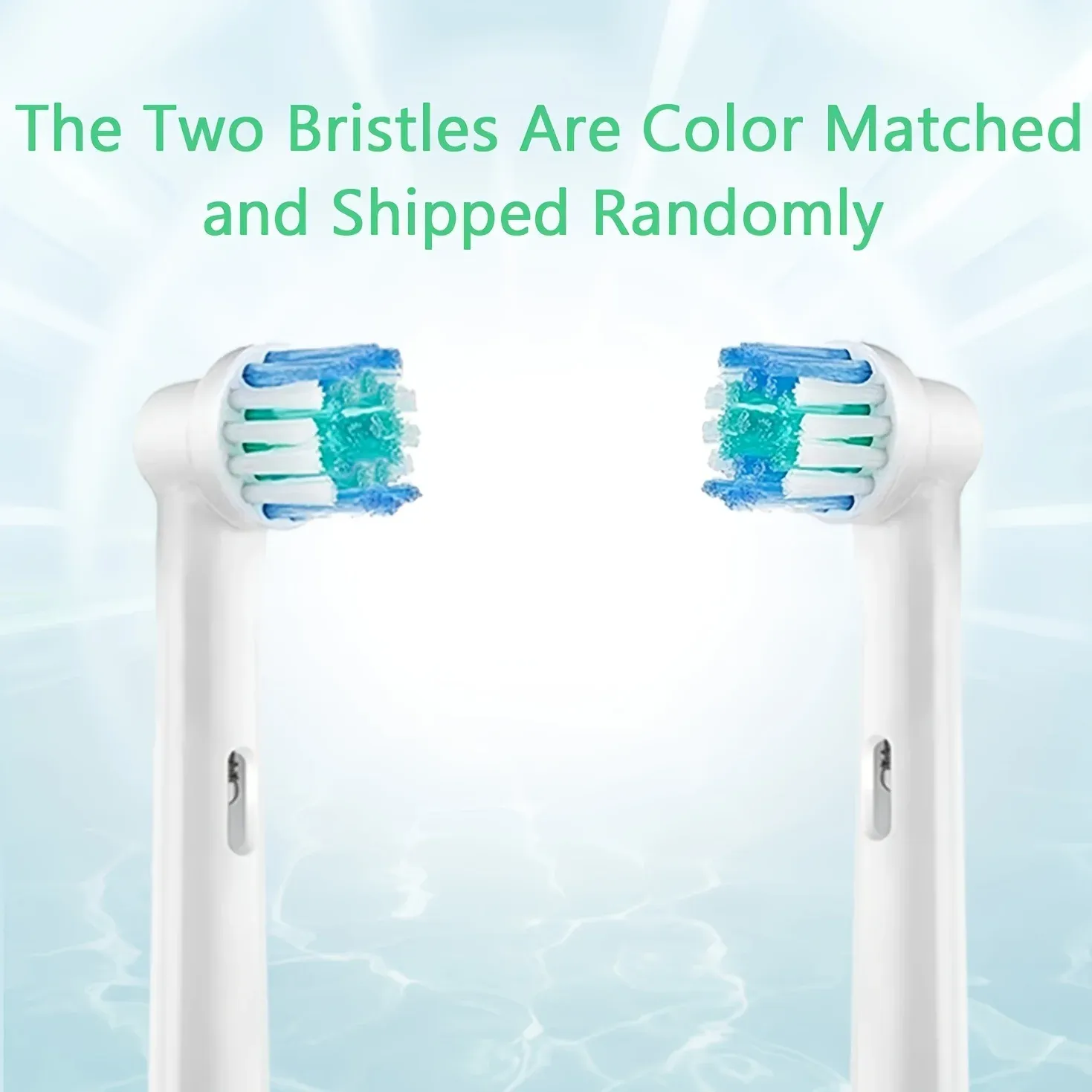 Têtes de rechange pour brosse à dents électrique, détail final