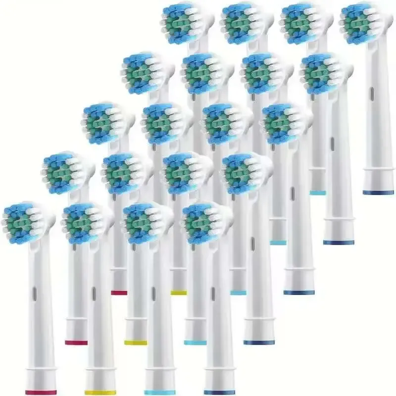 Lot de 16 têtes de rechange pour brosse à dents électrique, compatibles avec les modèles 1000, 2000, 3000 et 5000, pour adultes et enfants 7