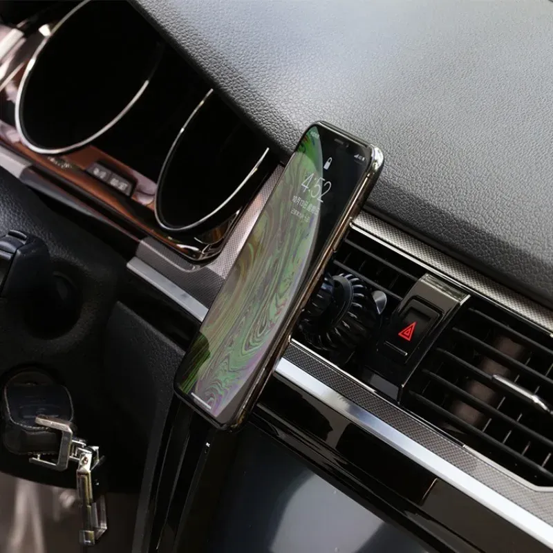 Support téléphone magnétique pour voiture, rotation réglable à 360 degrés 2