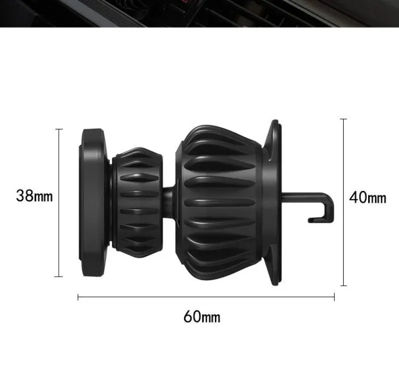 Support magnétique de téléphone pour voiture, finition