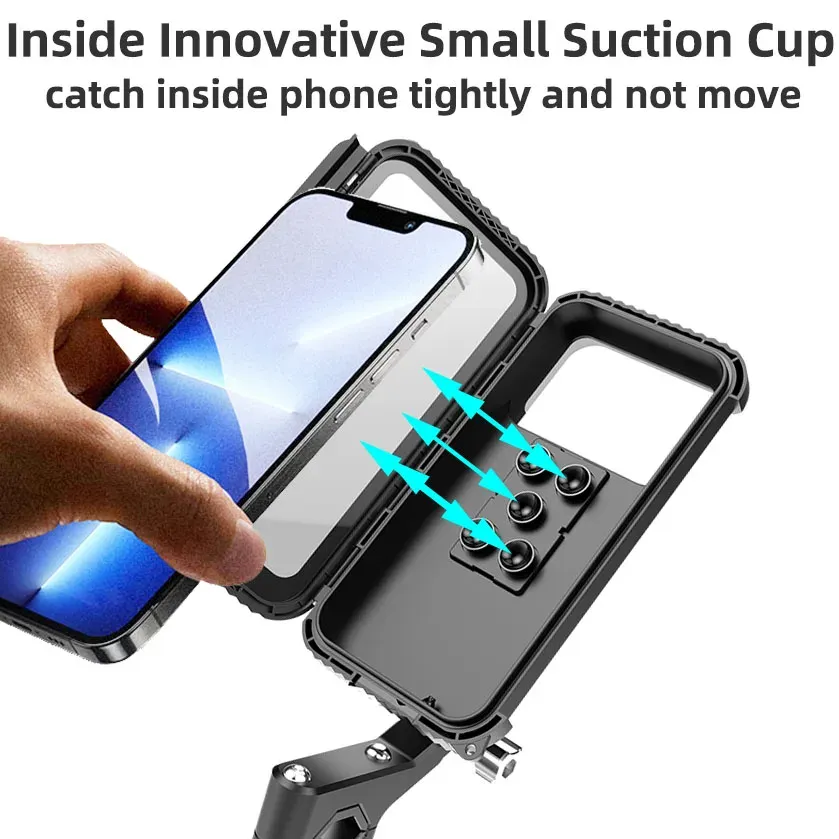 Support de téléphone, détail de la fixation