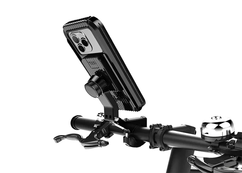 Support de téléphone pour moto, détail du design