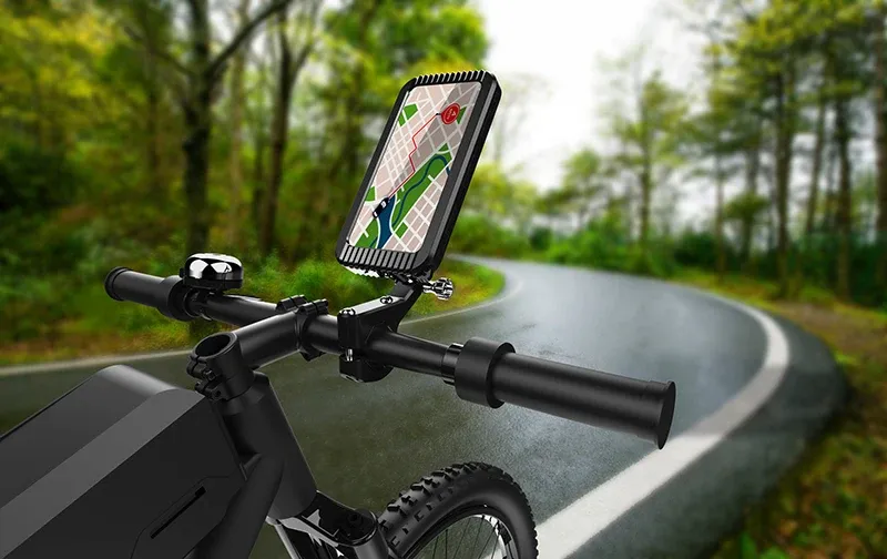 Support de téléphone pour moto et vélo, vue finale