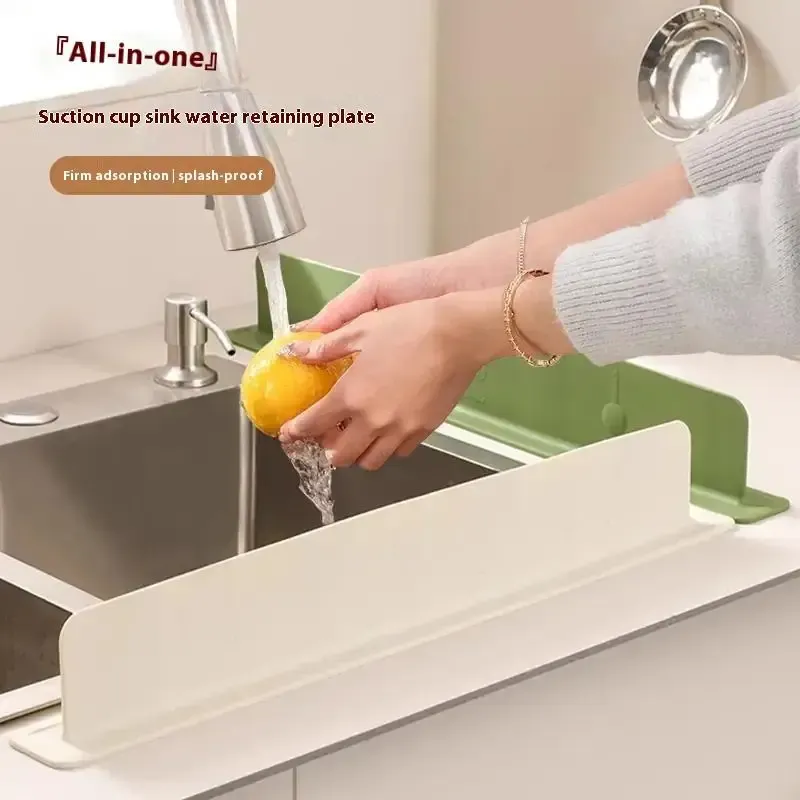 Écran anti-éclaboussures en silicone pour évier de cuisine, étanche, 1 pièce - Image 1