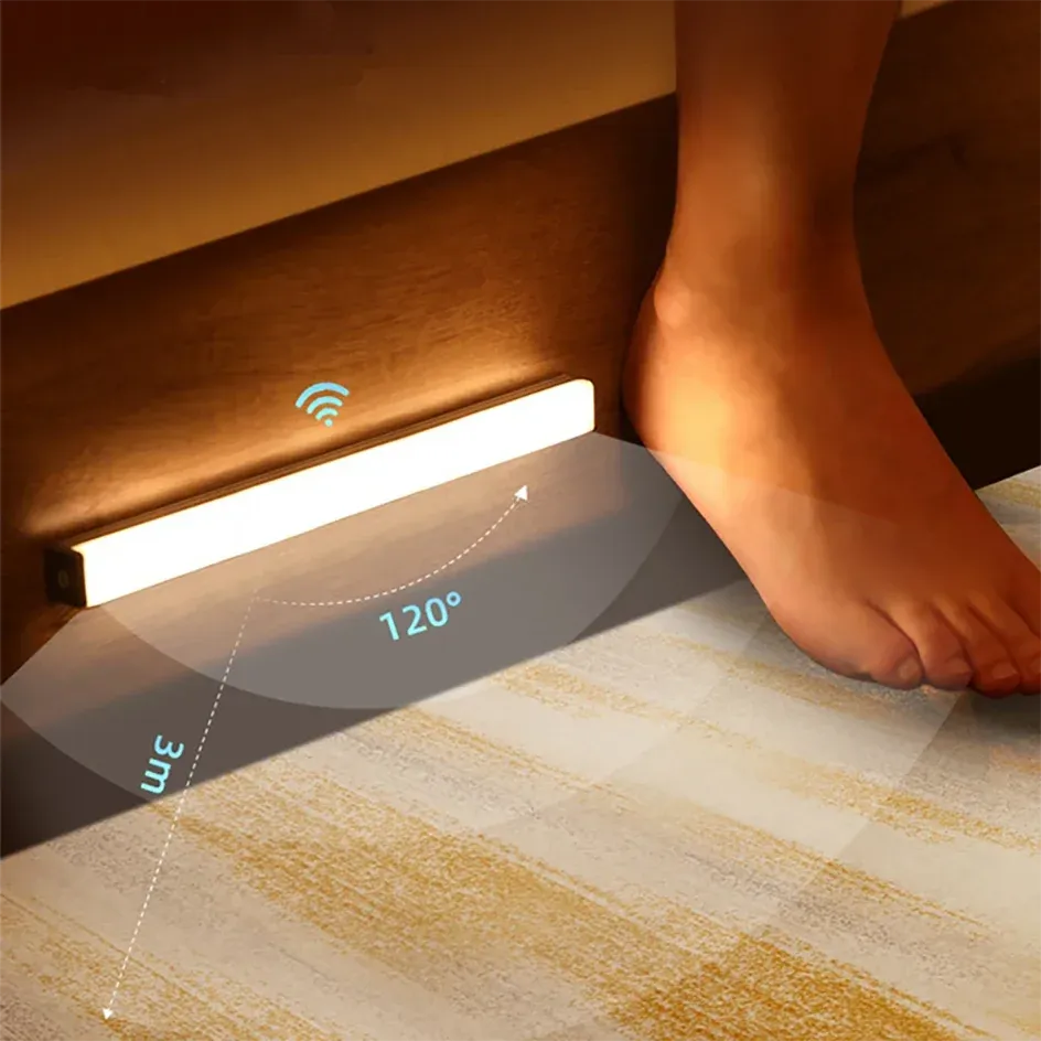 Barre lumineuse LED pour armoire, installation