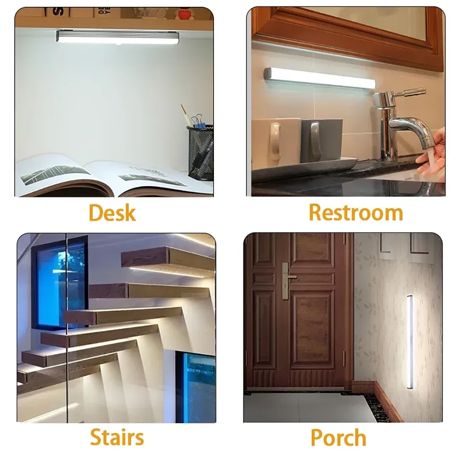 Barre lumineuse LED pour armoire, cuisine
