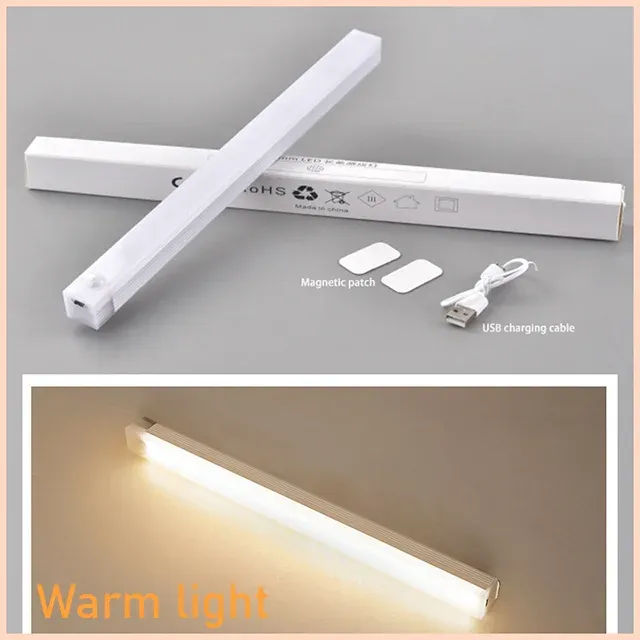 Veilleuse LED rechargeable USB à détecteur de mouvement pour armoire, cuisine et chevet 7