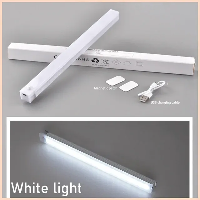 Veilleuse LED rechargeable USB à détecteur de mouvement pour armoire, cuisine et chevet 8