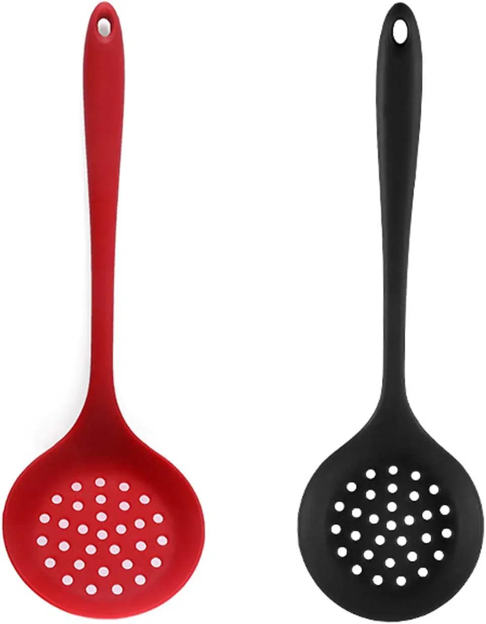 Cuillère écumoire en silicone antiadhésive - Image 1