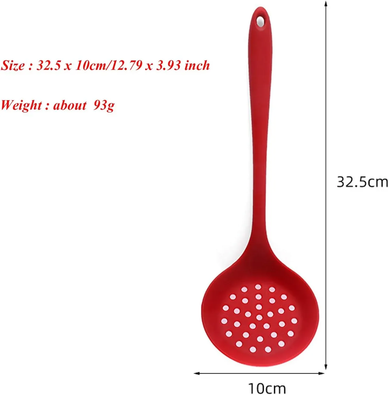 Cuillère écumoire en silicone antiadhésive 2