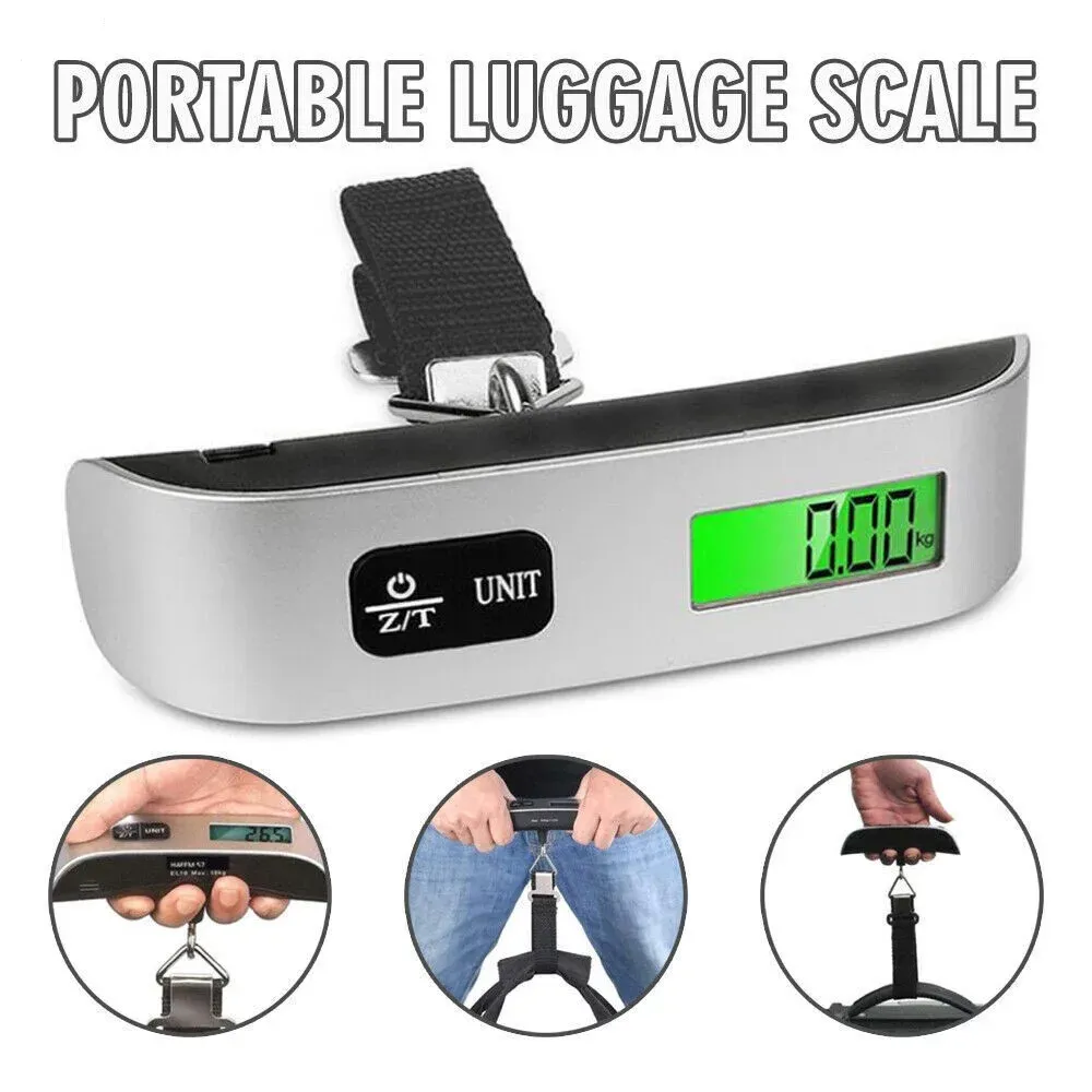 Échelle à bagages numérique portable 50 kg (110 lb) pour voyage - Image 1