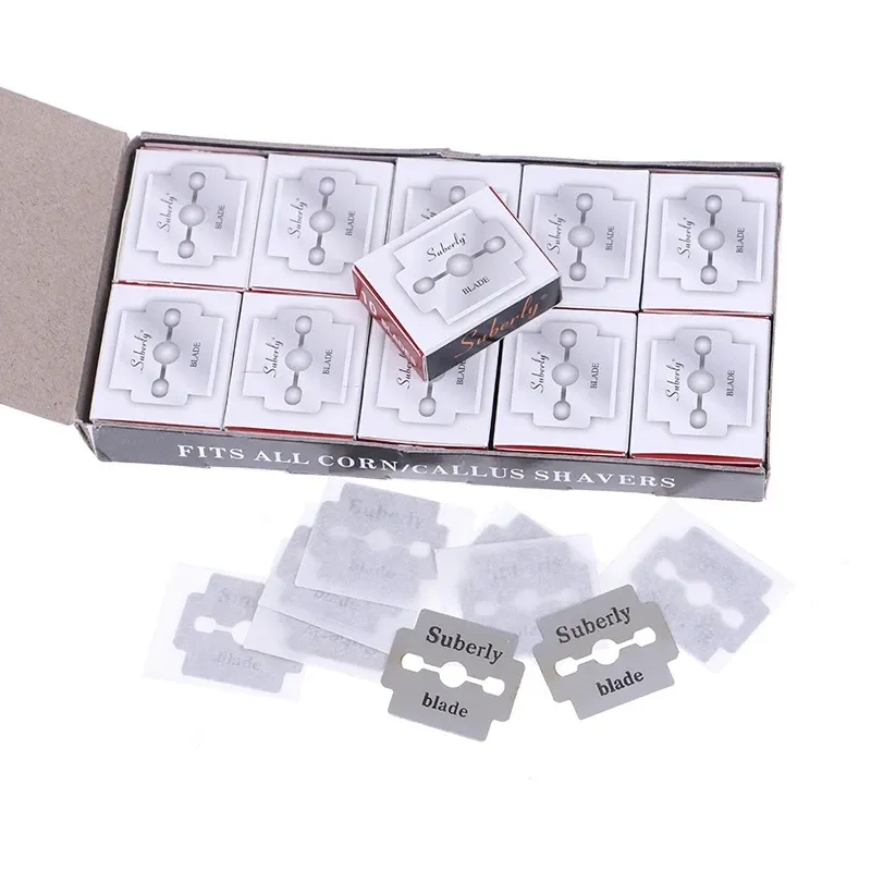 Lames de rechange en acier pour callosités, lame de pédicure pour pieds, 10/100 pièces - Image 1