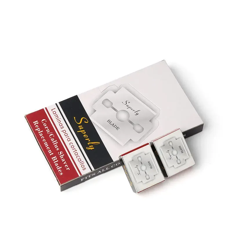 Lames de rechange en acier pour callosités, lame de pédicure pour pieds, 10/100 pièces 6