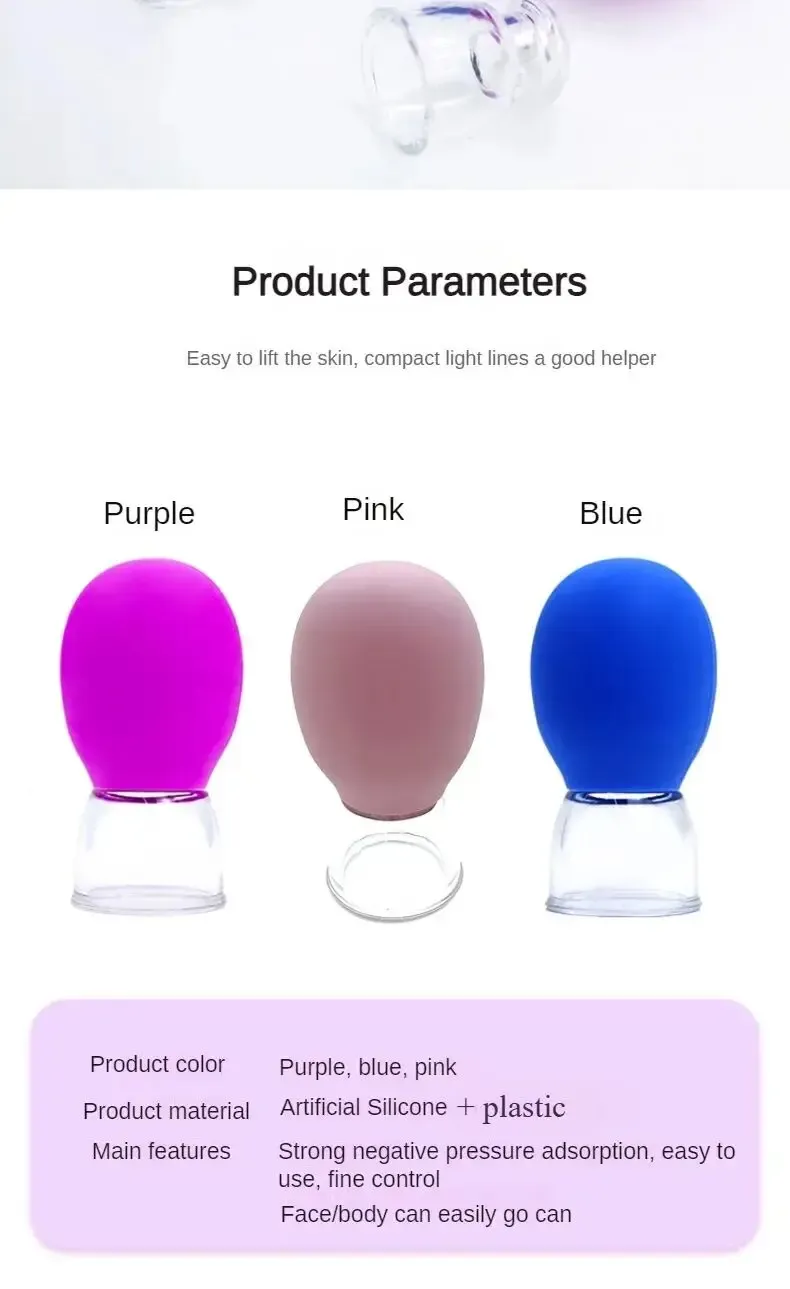 Ventouse de massage en silicone, rituel de bien-être