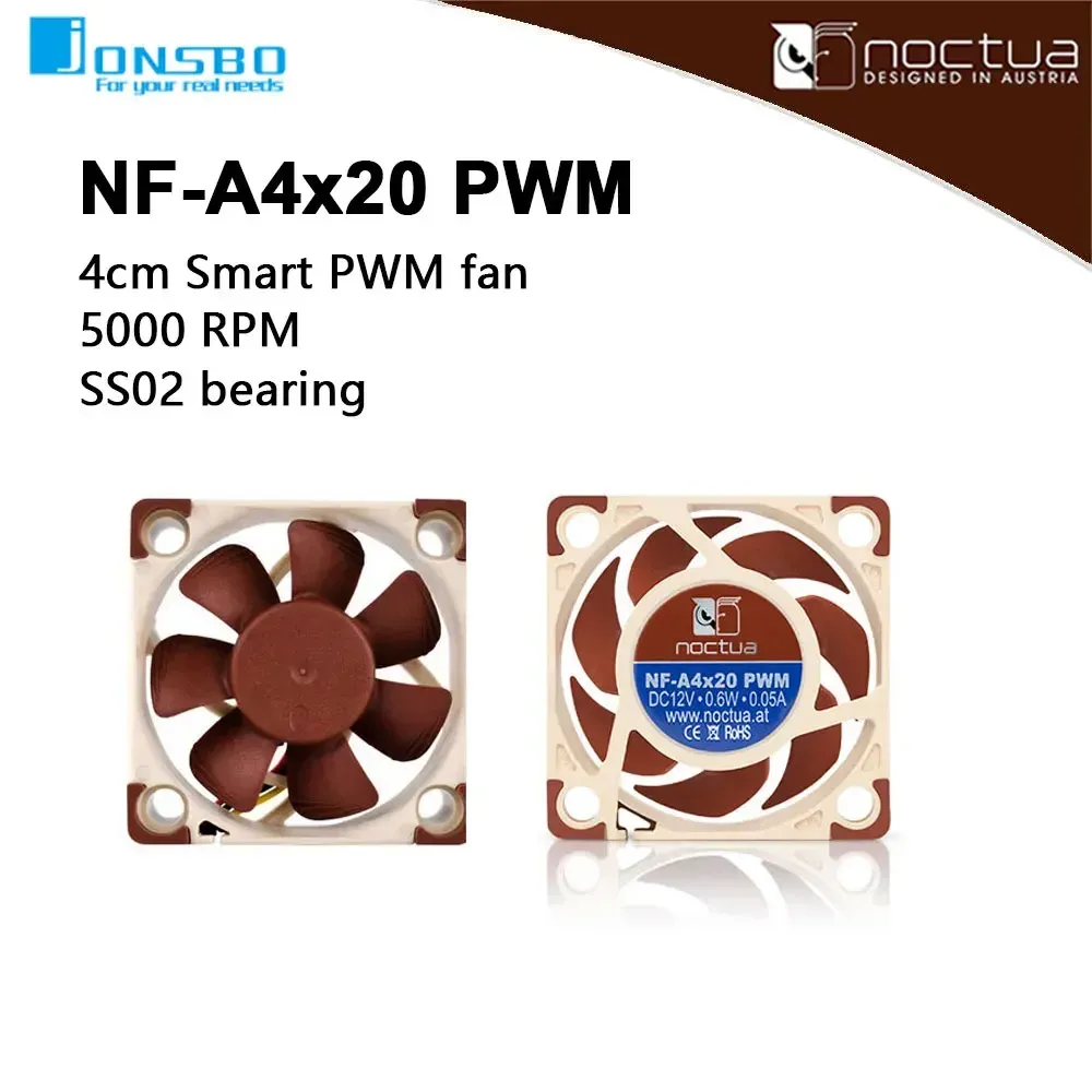 Noctua NF-A4x20 PWM - Ventilateur de boîtier silencieux 40 mm