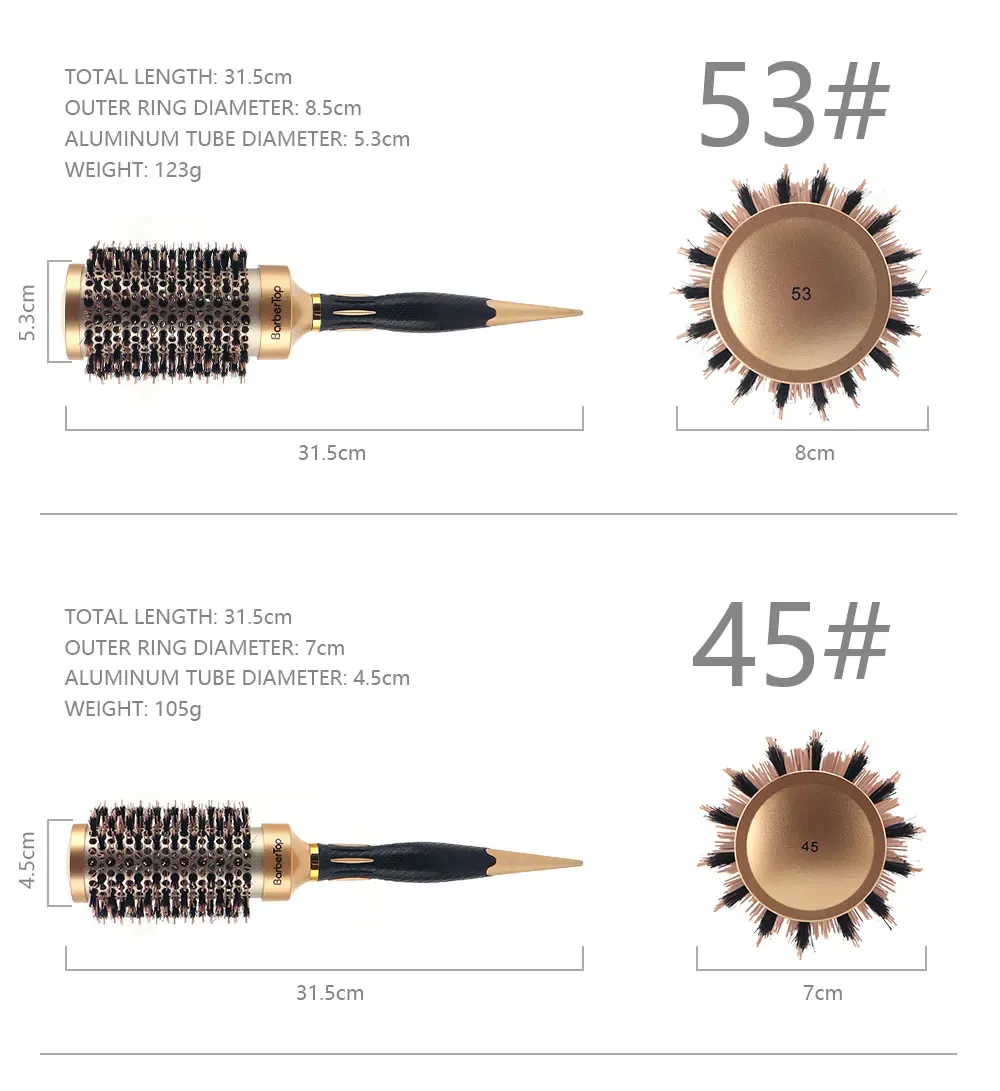 Peigne antistatique, finition et ergonomie