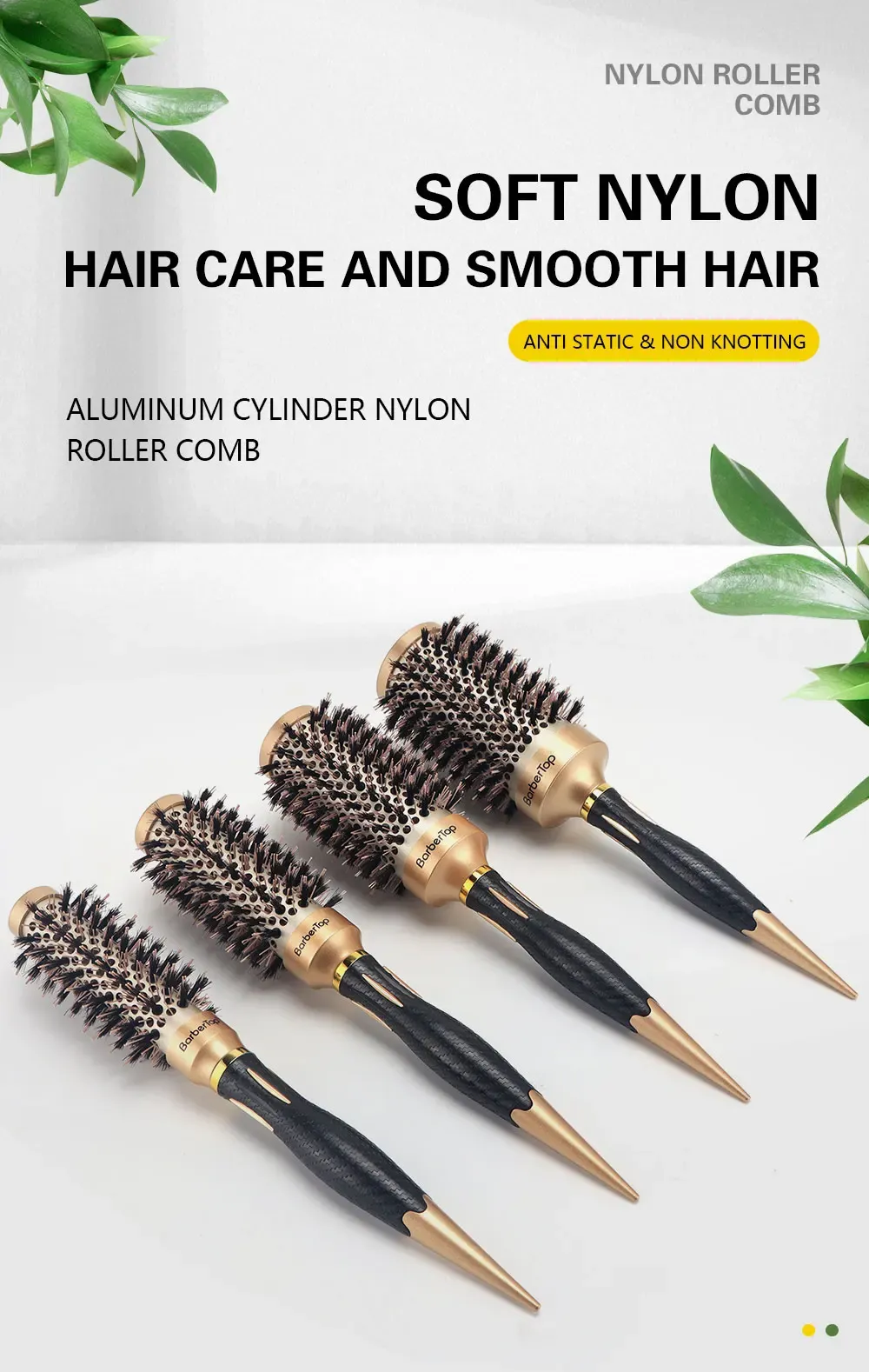 Peigne antistatique pour salon de coiffure, vue d'ensemble