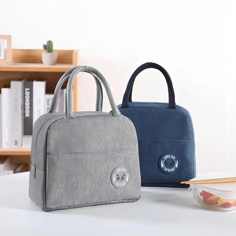 Sac isotherme à déjeuner, sac bento avec isolation en aluminium, sac repas pour riz, pochette isotherme avec pack de glace, sac à main isotherme pour étudiant 2