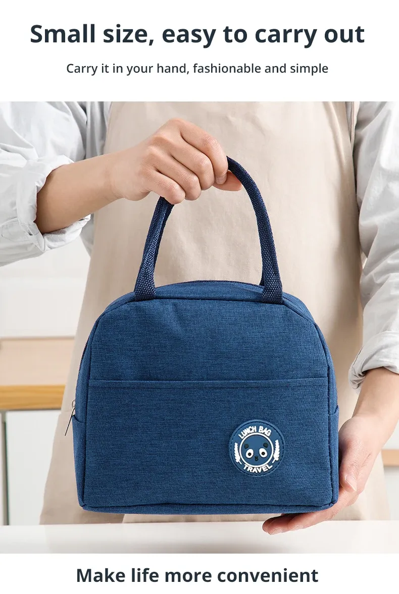 Sac bento isolé, ouverture du sac