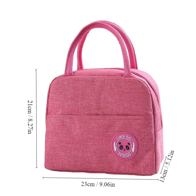 Sac isotherme à déjeuner, sac bento avec isolation en aluminium, sac repas pour riz, pochette isotherme avec pack de glace, sac à main isotherme pour étudiant 9