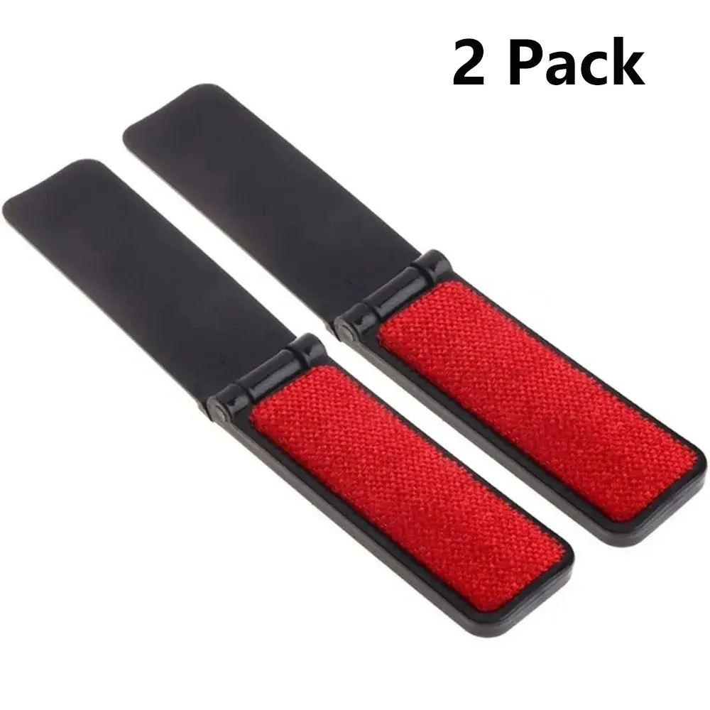 Lot de 2 mini brosses anti-peluches pliables et réutilisables pour vêtements, retrait des peluches, poils d'animaux et tissus d'ameublement 7