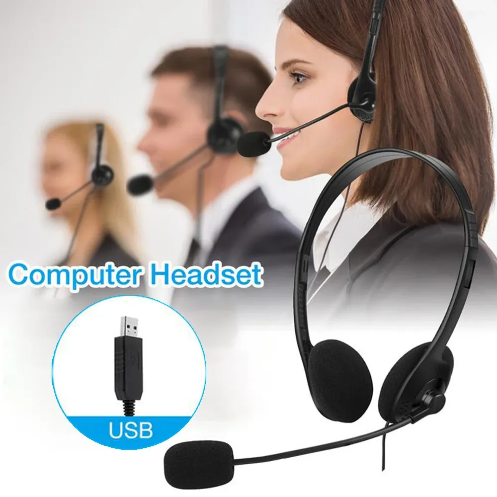 Casque filaire USB antibruit pour PC gaming avec microphone, compatible PC, Mac et ordinateur portable 2