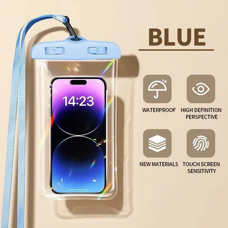 Pochette de téléphone étanche, utilisation au quotidien