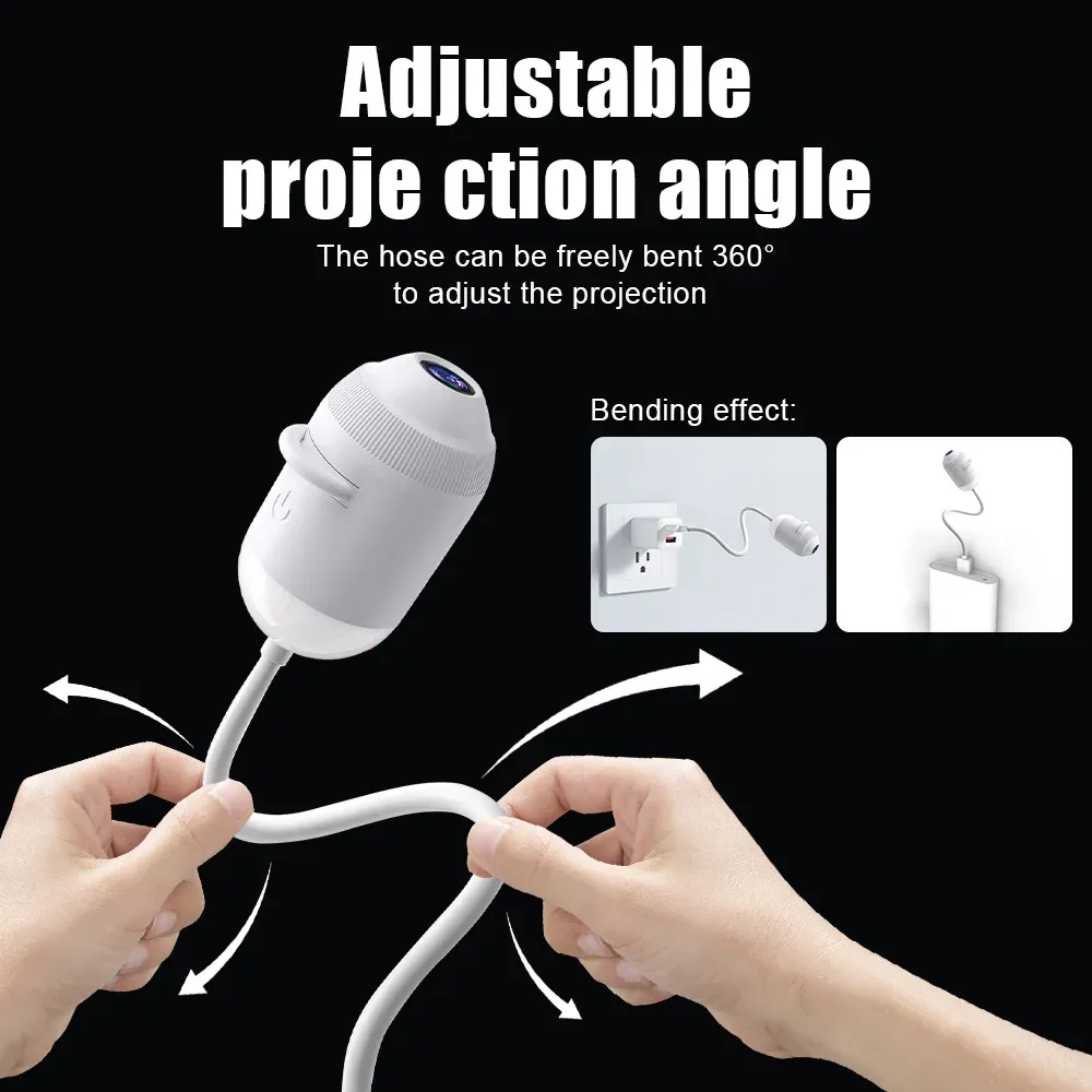 Projecteur USB Ciel Étoilé pour Intérieur de Voiture, Maison et Chambre, Veilleuse Galaxie Romantique 6
